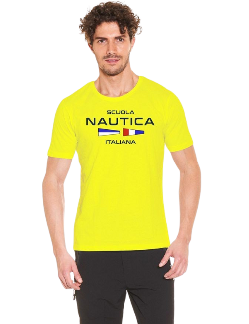 Ανδρικό T-Shirt Scuola Nautica Italiana Giallo-E