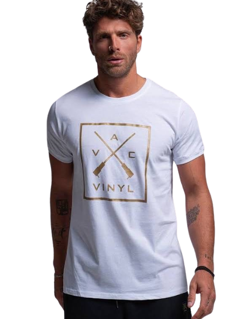 Ανδρικό T-Shirt Vinyl Art Clothing White Box logo